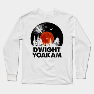 Dwight Name Record Music Forest Gift Long Sleeve T-Shirt